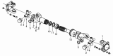 Карданный вал/PROPELLER SHAFT & SLIDING FORK ASSEMBLY
