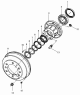 Задняя ступица и тормозной барабан/REAR HUB & BRAKE DRUM