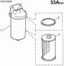 33A03A Топливный фильтр (детали)