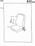 81C08B Сиденье пассажира 7810 (детали)