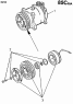 85C08A Компрессор кондиционера (детали)