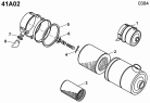 41A02 Воздушный фильтр (детали)