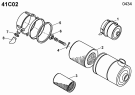 41C02 Воздушный фильтр (детали)