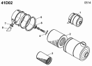 41D02 Воздушный фильтр (детали)