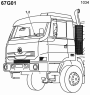 67G01 Установка без сигнала опрокидывания кузова