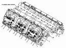 223-6408 Клапанная крышка/BASE GP-VALVE COVER & INJ HARN S/N LJW2110-UP (PART OF 262-4029 ENGINE AR-CORE)