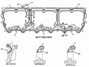 226-4927 Клапанная крышка/BASE GP-VALVE COVER & INJ HARN S/N LJW2110-UP (PART OF 223-6408 BASE GP-VALVE COVER & INJ HARN)