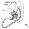 261-4354 Натяжитель ремня/BELT TENSIONER GP S/N JRP1-UP (PART OF 248-7693 DRIVE GP-ACCESSORY)