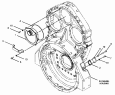 253-2678 Крышка/COVER GP-FLYWHEEL HOUSING S/N LJW2110-UP (PART OF 246-5457, 262-3743 ENGINE AR-COMPLETE)