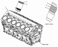253-9883 Блок цилиндров/CYLINDER BLOCK AS S/N LJW2110-UP (PART OF 253-9882 CYLINDER BLOCK GP)