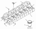 284-2787 Головка блока цилиндров/CYLINDER HEAD AS S/N LJW2129-UP (PART OF 284-8892 CYLINDER HEAD GP)