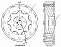 234-1579 Демпфер/DAMPER GP S/N LJW2110-UP (PART OF 235-0993 GEAR GP-FRONT)