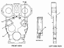 238-9862 Картер передний/HOUSING GP-FRONT S/N LJW2110-UP (PART OF 262-4029, 262-4030 ENGINE AR-CORE)