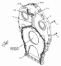 233-2462 Картер задний/HOUSING GP-REAR S/N LJW2110-UP (PART OF 262-4029, 262-4030 ENGINE AR-CORE)