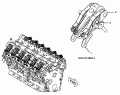 260-9631 Клапанный механизм/MECHANISM GP-FUEL PUMP & VALVE S/N LJW2110-2128 (PART OF 262-4029 ENGINE AR-CORE)