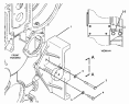 259-5861 Установка генератора/MOUNTING GP-ALTERNATOR & COMPR S/N LJW2110-UP (PART OF 246-5457, 262-3743 ENGINE AR-COMPLETE)