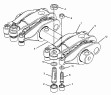 280-8043 Коромысло/ROCKER ARM GP S/N LJW2129-UP (PART OF 255-8001, 260-9631 MECHANISM GP-FUEL PUMP & VALVE)