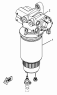 190-8977 Водоотделитель/WATER SEP & FUEL PRM PUMP GP S/N JRP1-UP (PART OF 255-1168 HEATER GP-FUEL, 248-7695 LINES GP-FUEL)