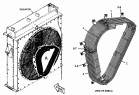 273-1858 Защита вентилятора/GUARD GP-FAN -BELT, SUCTION S/N JRP1-UP (PART OF 242-3292 FAN GP-SUCTION)