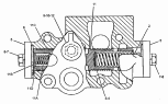 3P-0349 Клапан/VALVE GP-RELIEF -TORQUE CONVERTER OUTLET S/N JRP1-UP (PART OF 247-3748 FILTER & LINES GP-TORQUE CONV)