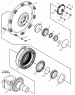 261-2356 Колесо переднее/WHEEL GP-FRONT -EXTENDED LIFE, OIL COOLED S/N JRP1-UP (PART OF 258-0854 BRAKE AR)