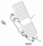 240-2138 Управление/CONTROL GP-FOOT BRAKE -SECONDARY S/N JRP1-UP (PART OF 240-2131 CAB AR)