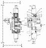 245-1668 Гидросистема/VALVE GP-CONTROL -HOIST S/N JRP1-UP (PART OF 247-3751 LINES GP-HOIST)