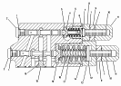 184-5174 Гидросистема/VALVE GP-PUMP CONTROL -PRESSURE, FLOW COMPENSATOR S/N JRP1-UP (PART OF 261-5630 PUMP GP-PISTON)
