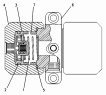 8X-7921 Тормозная система/SLACK ADJUSTER GP -FRONT BRAKES S/N JRP1-UP (PART OF 229-2093 LINES GP-SERVICE BRAKE)