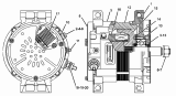 226-7683 Генератор/ALTERNATOR GP-CHARGING S/N JRP1-UP 24-VOLT, 95-AMPERE (PART OF 256-3288 ALTERNATOR GP-CHARGING)