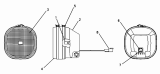 171-2065 Освещение/LAMP GP-FLOOD -SUSPENDED MOUNT S/N JRP1-UP 24-VOLT (PART OF 247-5640, 247-5642 LIGHTING GP-FLOOD)