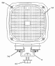 210-8423 Освещение/LAMP GP-FLOOD -REVERSE S/N JRP1-UP 24-VOLT, 35-WATT (PART OF 247-5603 WIRING GP-LIGHTING)