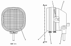164-7595 Освещение/LAMP GP-HEAD -LOW BEAM S/N JRP1-UP 24 VOLT (PART OF 247-5602, 247-5603 WIRING GP-LIGHTING)
