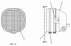 180-1300 Освещение/LAMP GP-HEAD -HIGH BEAM S/N JRP1-UP 24 VOLT. VERTICAL FIELD REPLACEMENT FOR 164-7599