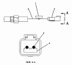 122-8863 Датчик/SENSOR GP-SPEED S/N LSP1-UP (PART OF 246-2648 GEAR GP-TRANSFER)