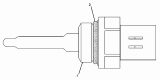 234-5013 Датчик/SENSOR GP-TEMPERATURE S/N LJW2110-UP AMPSEAL CONNECTOR (PART OF 259-3111 MOUNTING GP-FUEL FILTER)