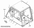 240-2140 Кабина/CAB GP-ROPS S/N JRP1-UP (PART OF 240-2131 CAB AR)