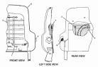226-7674 Панели кабины/PAN GP-BACKREST S/N JRP1-UP (PART OF 226-7677 SEAT GP)