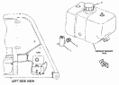 240-2333 Бачок стеклоомывателя/TANK GP-WINDOW WASHER S/N JRP1-UP (PART OF 240-2330 WIPER GP-WINDOW)