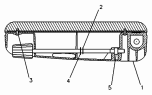8Y-5904 Подлокотник/ARMREST GP S/N JRP1-UP (PART OF 162-8447, 162-8448 ARMREST GP)