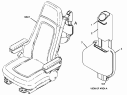 226-8720 Крышка ремня безопасности/COVER GP-SEAT BELT S/N JRP1-UP (PART OF 240-8718 SEAT GP)
