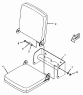 248-7496 Сиденье/SEAT GP-COMPANION S/N JRP1-UP (PART OF 240-2290 SEAT & MOUNTING GP)