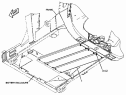 255-2500 Защита нижняя/GUARD GP-BOTTOM S/N JRP1-UP (PART OF 244-2369 CHASSIS AR)