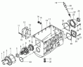 Картер коробки передач и первичный вал/Transmission Housing and Drive Gear Shaft