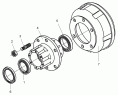 Задняя ступица и тормозной барабан/Rear Wheel Hub and Brake Drum