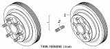 Шкив коленчатого вала 7406.1005050