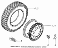 Колесо 9,00x22,5 стальное с шиной 6460-3101011