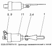 Цилиндр пневматический 30x25 с тягой 5320-3570074-10