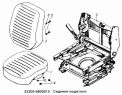 Сиденье водителя 53205-6800010