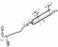 Система выпуска газов автомобиля Урал-377